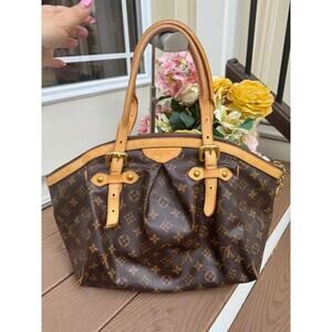 Authentic Louis Vuitton Monogram Tivoli PM Hand Bag Brown (120